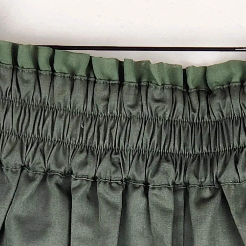 Axes Femme Japan Mori Kei Dark Academia Green Lace-up Pleated Shorts sz M - Picture 6 of 9